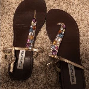 Steve Madden jewel sandals